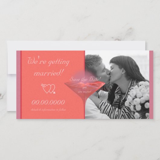 Metropolitini Save the Date Photo Card (Voorkant)