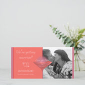 Metropolitini Save the Date Photo Card (Staand voorkant)