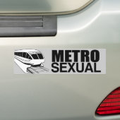 METROSEKSUEEL -.png Bumpersticker (Op auto)