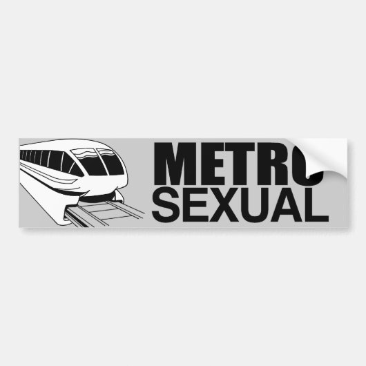 METROSEKSUEEL -.png Bumpersticker (Voorkant)