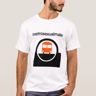 metroseksueel t-shirt