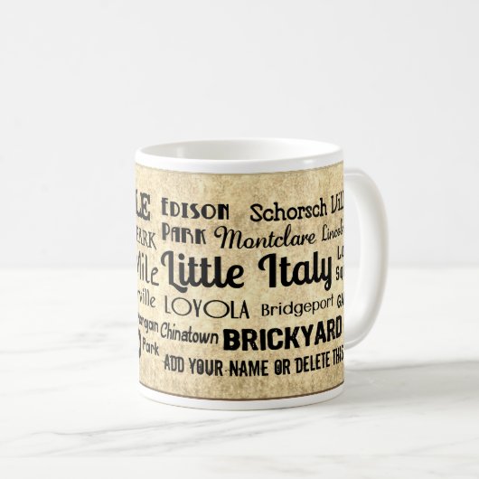  metroteken in Chicago Groepen Koffiemok (Voorkant rechts)