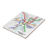 Metrotiel Washington DC Tegeltje (Zijkant)