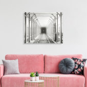 Metrotunnel, 1904 canvas afdruk (Insitu (Woonkamer))