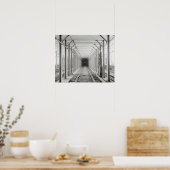 Metrotunnel, 1904. Oude foto Poster (Keuken)