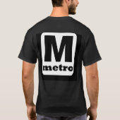 Metrozwart T-shirt (Achterkant)