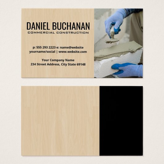 Metselaar | Bouwkunde Visitekaartje (Voorkant /achterkant)