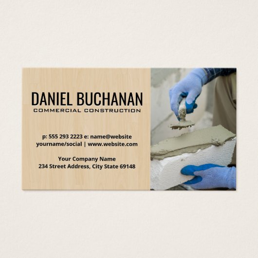 Metselaar | Bouwkunde Visitekaartje (Voorkant)