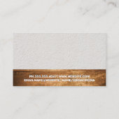 Metselaar | Cementpleistering Visitekaartje (Achterkant)