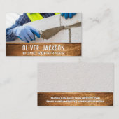 Metselaar | Cementpleistering Visitekaartje (Voorkant / Achterkant)