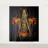 Metselaars Achtergrond Wandkleed (Voorkant)