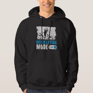 Metselmodus Aan Metselaar Bouw Metselwerk Hoodie
