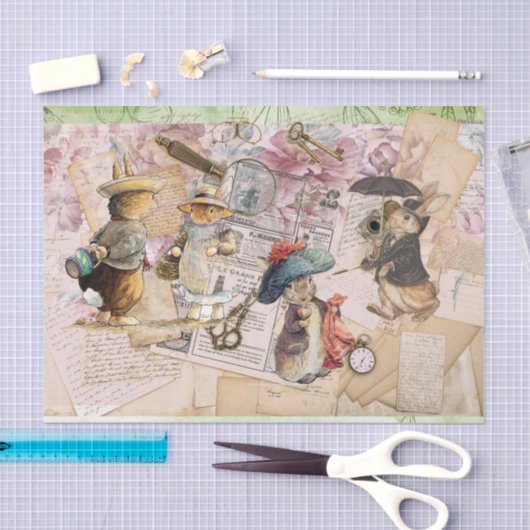 metselpapier voor konijnenwerk tissuepapier (Craft)