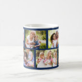 Metselrooster Deep Blue 8 Fotocollage Koffiemok (Center)