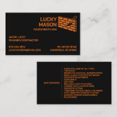 metselstenen Visitekaartje (Voorkant / Achterkant)