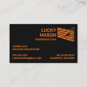 metselstenen Visitekaartje (Voorkant)