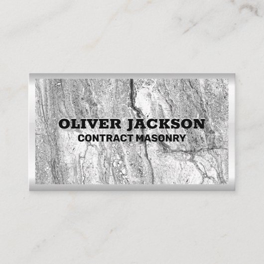 metselwerk | Bouw | bouwmateriaal Visitekaartje (Voorkant)