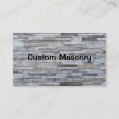 Metselwerk Brick, Block Stone Custom Business Visitekaartje (Achterkant)