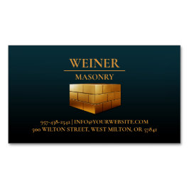 metselwerk magnetisch visitekaartje