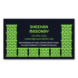 Metselwerk Schoorsteen Zakkaartje Magneet Sjabloon