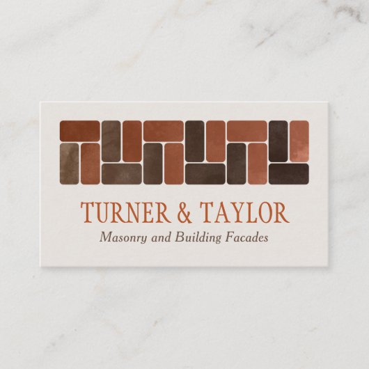 metselwerkaannemer visitekaartje (Voorkant)