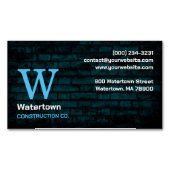 metselwerkschoorsteen magnetisch visitekaartje (Voorkant)