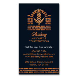 metselwerkschoorsteen magnetisch visitekaartje