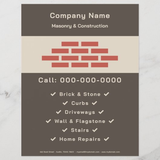 metselwerkvlieger flyer (Voorkant)