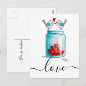 Metsenpot met Liefde Briefkaart (Voorkant / Achterkant)