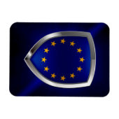 Mettalic Emblem van de Europese Unie Magneet (Horizontaal)