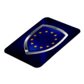 Mettalic Emblem van de Europese Unie Magneet (Linkerzijde)
