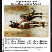 Mettalic Steampunk Cat Portrait EM5R Decoupage Tissuepapier