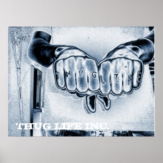 METTALIC THUG LIFE, THUG LIFE INC. POSTER (Voorkant)