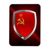 Mettalisch Embleem van de Sovietic Union Magneet (Verticaal)