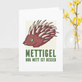 Mettigel Kaart (Gele Bloem)