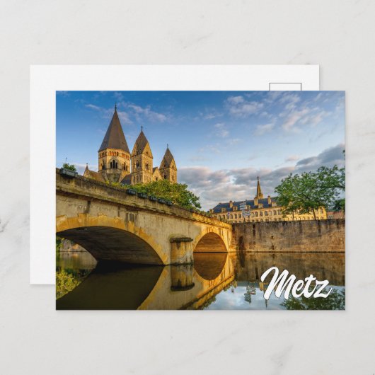 Metz, France Briefkaart (Voorkant / Achterkant)