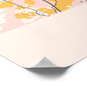 Metz - France Chalk City Map Poster (Hoek)