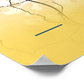 Metz - France Yellow City Map Poster (Hoek)