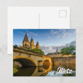 Metz, Frankrijk Briefkaart (Voorkant / Achterkant)