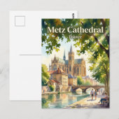 Metz, Frankrijk Frankrijk Briefkaart (Voorkant / Achterkant)