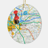 Metz, Frankrijk Keramisch Ornament (Links)