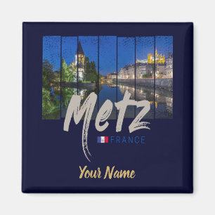 Metz Grand Est France bij Night Souvenir Magneet