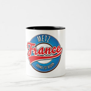 Metz Grand Est regio Frankrijk Tweekleurige Koffiemok