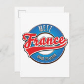 Metz Grand Est Region Frankrijk Uitnodiging Briefkaart (Voorkant / Achterkant)