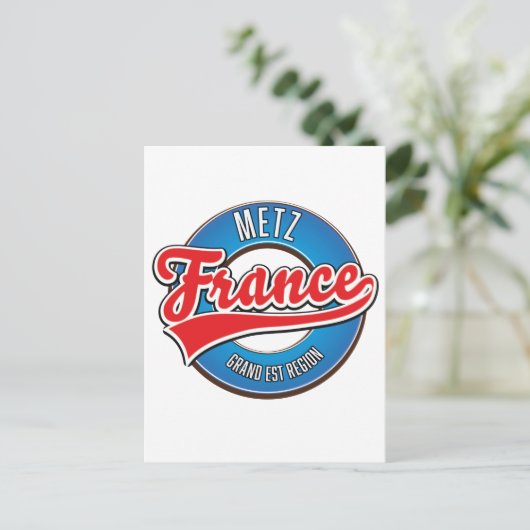 Metz Grand Est Region Frankrijk Uitnodiging Briefkaart (Staand voorkant)