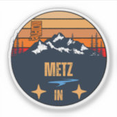 Metz, Indiana Sticker (Voorkant)