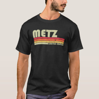 METZ Surname Funny Retro 80S 90S Birthday T-shirt