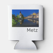 Metz Temple Neuf France Night Moselle Souvenir Blikjeskoeler (Achterkant)