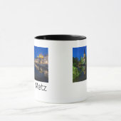 Metz Temple Neuf France Night Moselle Souvenir Mok (Midden)