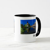 Metz Temple Neuf France Night Moselle Souvenir Mok (Voorkant rechts)